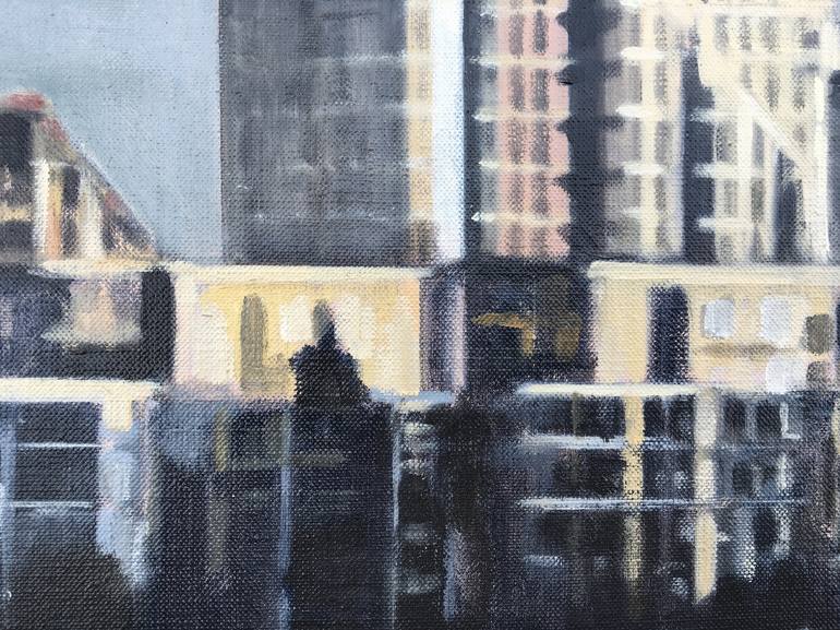 Original Figurative Cities Painting by Alison Chambers