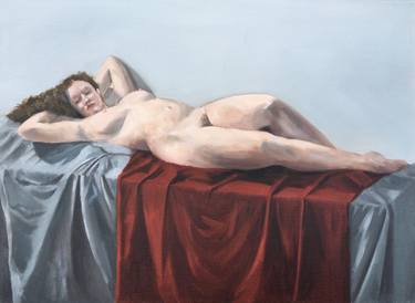Original Figurative Nude Paintings by Alison Chambers