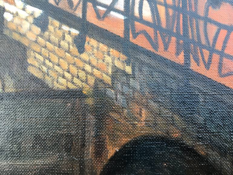 Original Figurative Architecture Painting by Alison Chambers