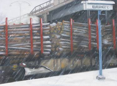 Original Train Paintings by Alison Chambers