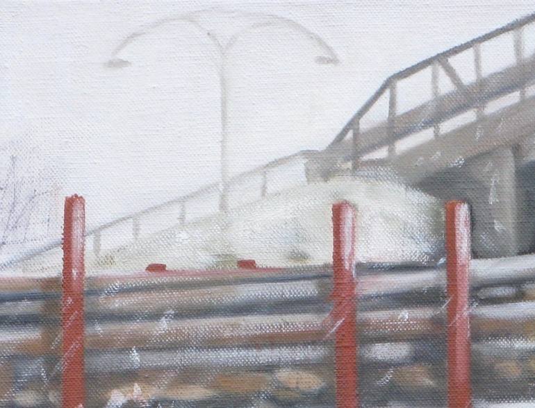 Original Train Painting by Alison Chambers