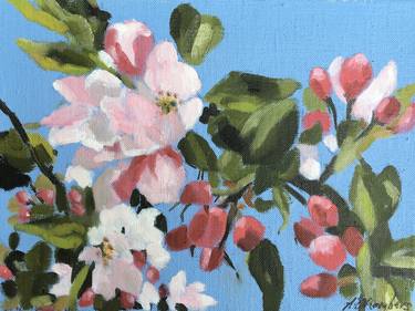 Original Figurative Floral Paintings by Alison Chambers