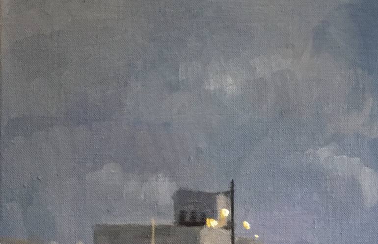 Original Fine Art Cities Painting by Alison Chambers