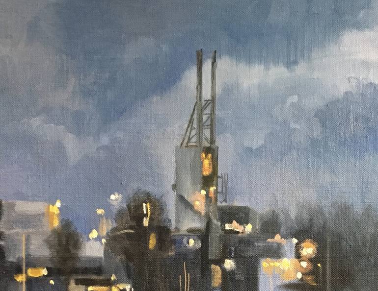 Original Fine Art Cities Painting by Alison Chambers