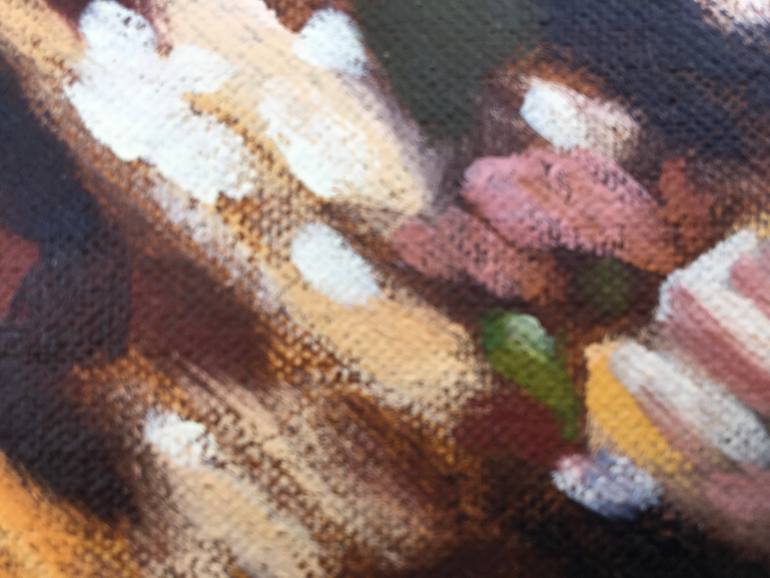 Original Documentary People Painting by Alison Chambers