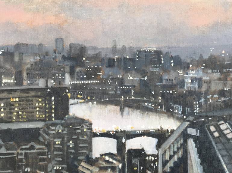 Original Fine Art Cities Painting by Alison Chambers