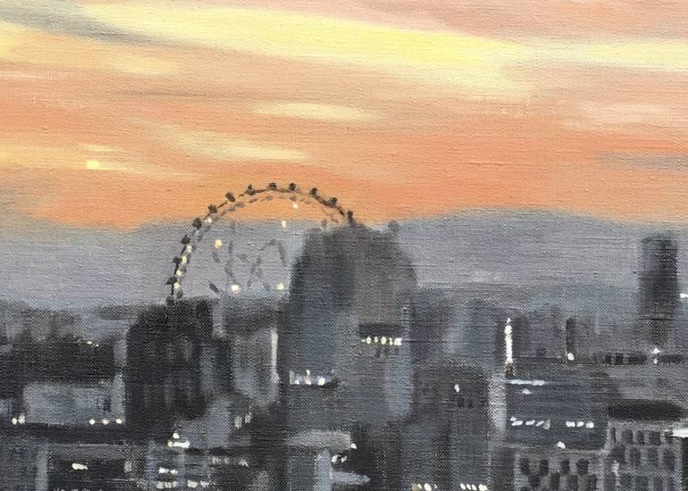 Original Fine Art Cities Painting by Alison Chambers