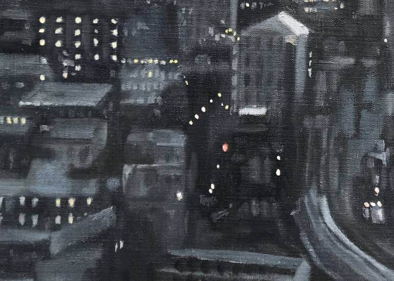 Original Fine Art Cities Painting by Alison Chambers