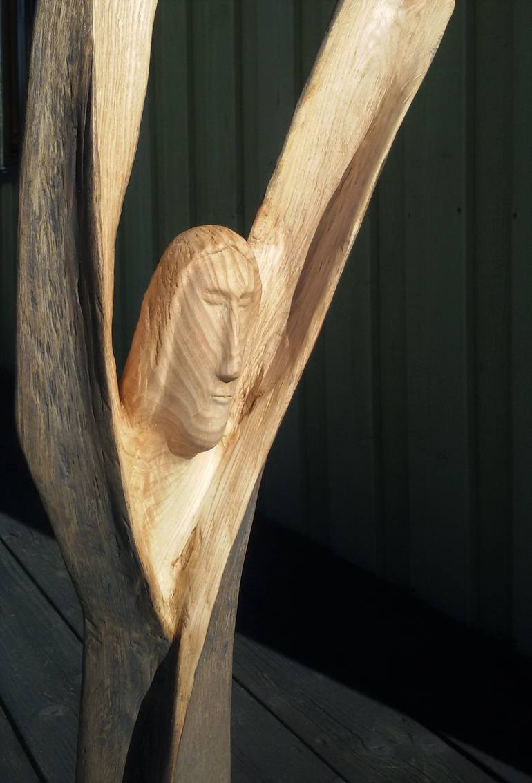 Original Figurative Abstract Sculpture by Virgilijus Vaiciunas