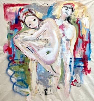 Original Figurative Body Painting by Donna Isham