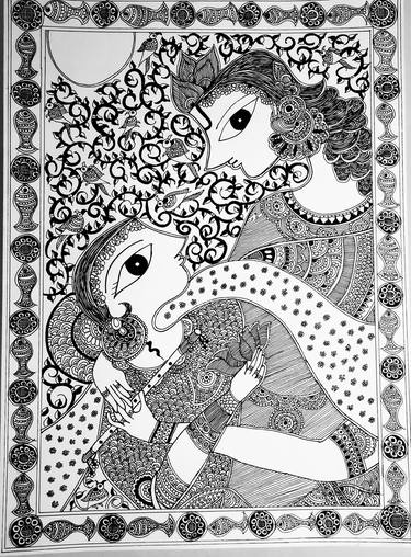 Original Love Drawings by Salomi Shah