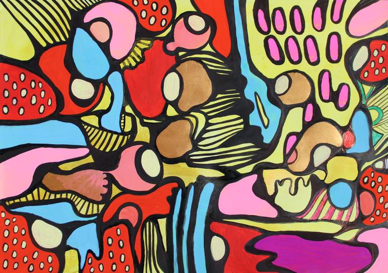 Print of Abstract Paintings by Veera Zukova