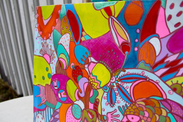 Original Abstract Expressionism Abstract Painting by Veera Zukova