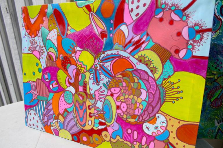 Original Abstract Expressionism Abstract Painting by Veera Zukova