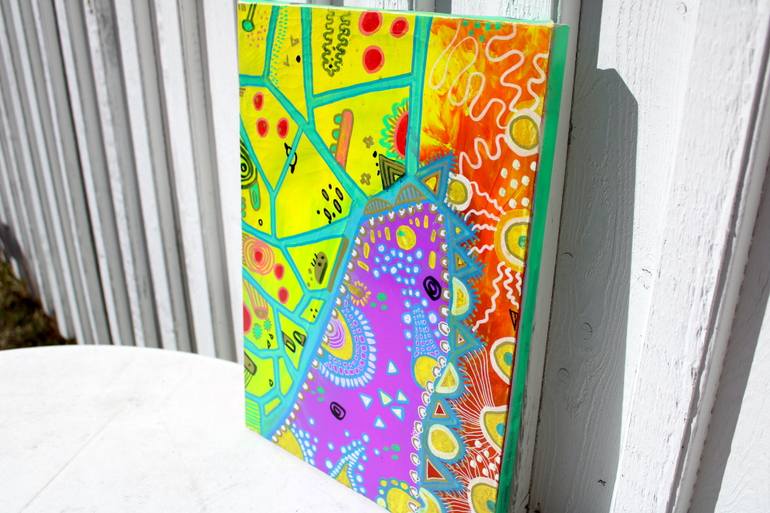 Original Abstract Expressionism Abstract Painting by Veera Zukova