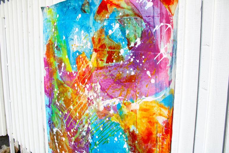 Original Abstract Expressionism Abstract Painting by Veera Zukova