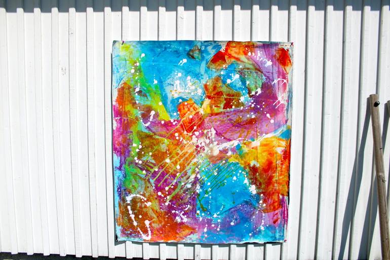 Original Abstract Expressionism Abstract Painting by Veera Zukova