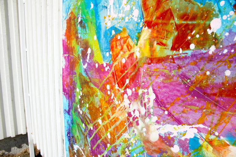 Original Abstract Expressionism Abstract Painting by Veera Zukova