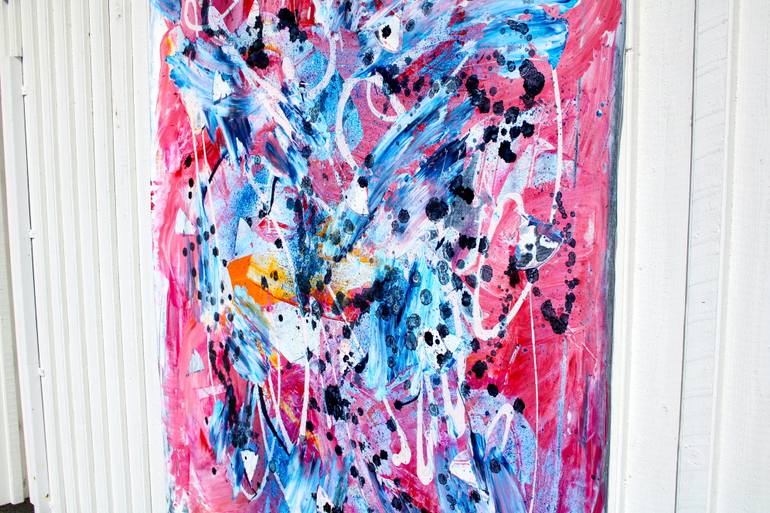Original Abstract Expressionism Abstract Painting by Veera Zukova