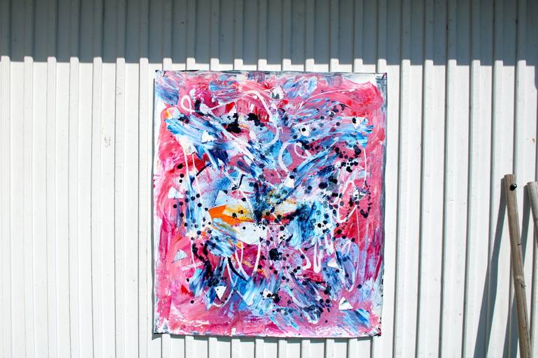 Original Abstract Expressionism Abstract Painting by Veera Zukova
