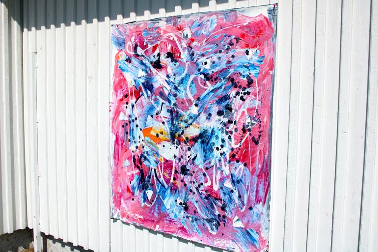 Original Abstract Expressionism Abstract Painting by Veera Zukova