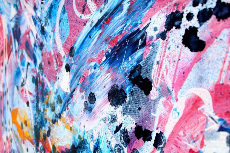 Original Abstract Expressionism Abstract Painting by Veera Zukova