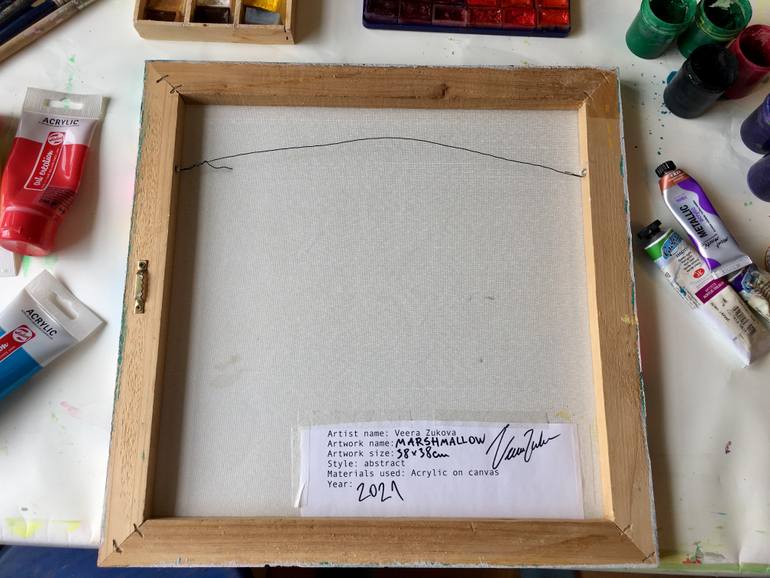 Original Abstract Expressionism Abstract Painting by Veera Zukova