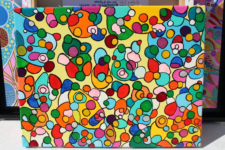 Original Abstract Expressionism Abstract Painting by Veera Zukova