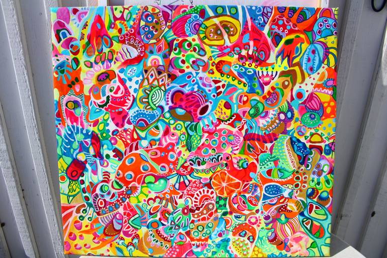 Original Modernism Abstract Painting by Veera Zukova