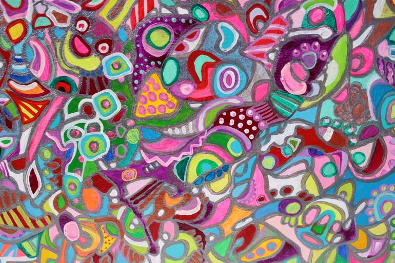 Original Abstract Expressionism Abstract Painting by Veera Zukova