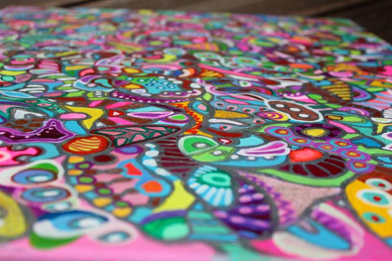 Original Abstract Expressionism Abstract Painting by Veera Zukova