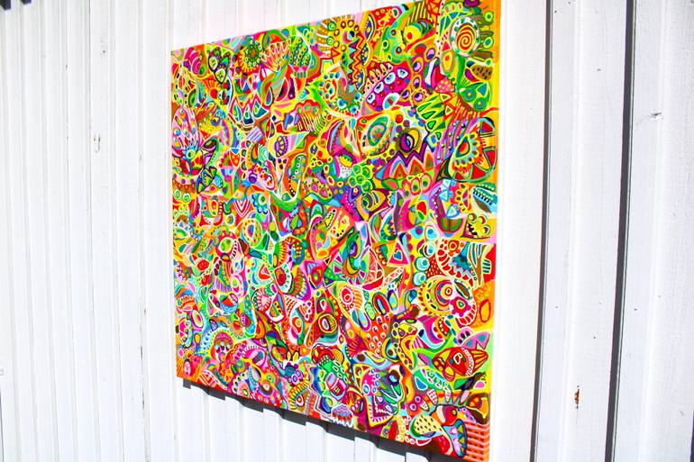 Original Abstract Expressionism Abstract Painting by Veera Zukova