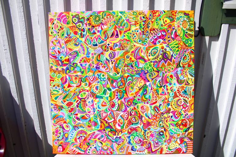 Original Abstract Expressionism Abstract Painting by Veera Zukova