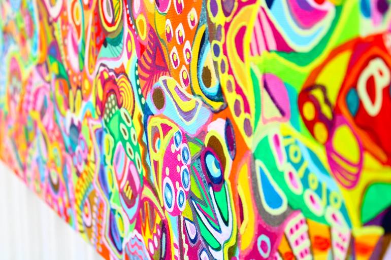 Original Abstract Expressionism Abstract Painting by Veera Zukova