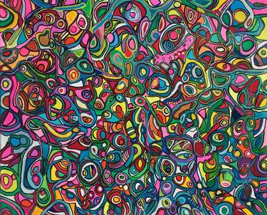 Original Abstract Expressionism Abstract Paintings by Veera Zukova