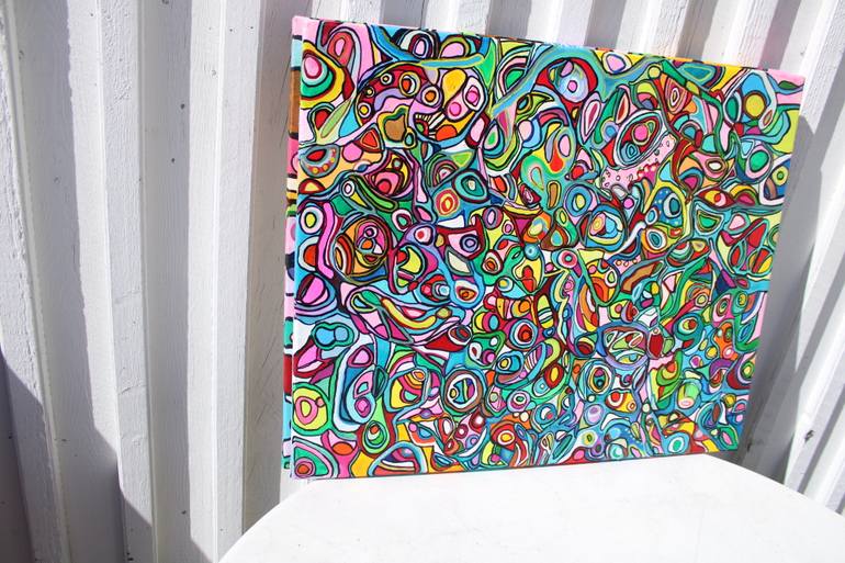 Original Abstract Expressionism Abstract Painting by Veera Zukova