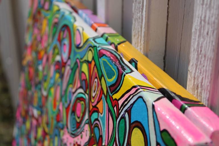 Original Abstract Expressionism Abstract Painting by Veera Zukova