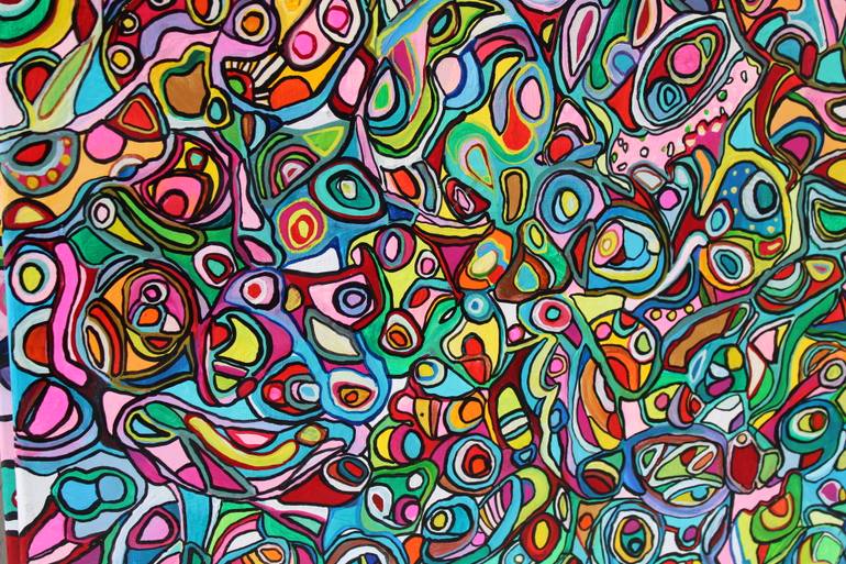 Original Abstract Expressionism Abstract Painting by Veera Zukova