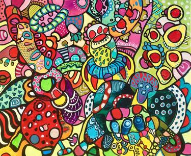 Print of Surrealism Abstract Paintings by Veera Zukova