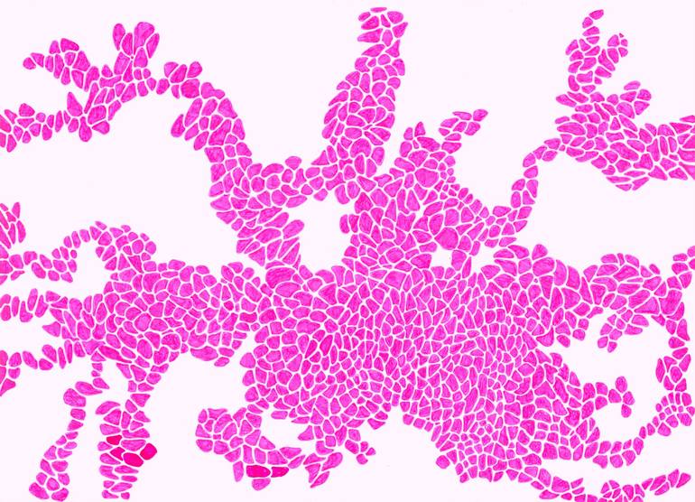 Pink Avocado Giraffe Ice