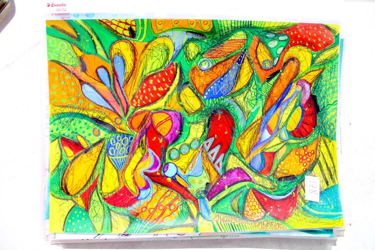 Original Modernism Abstract Painting by Veera Zukova