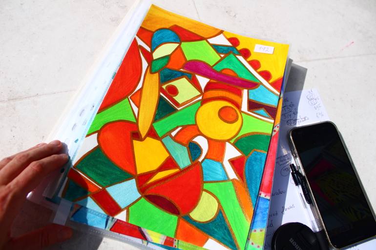 Original Modernism Abstract Painting by Veera Zukova