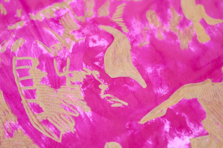 Original Abstract Floral Painting by Veera Zukova