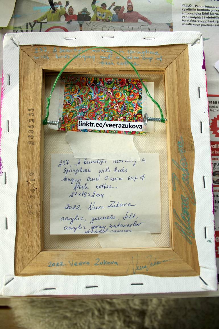 Original Abstract Expressionism Abstract Painting by Veera Zukova