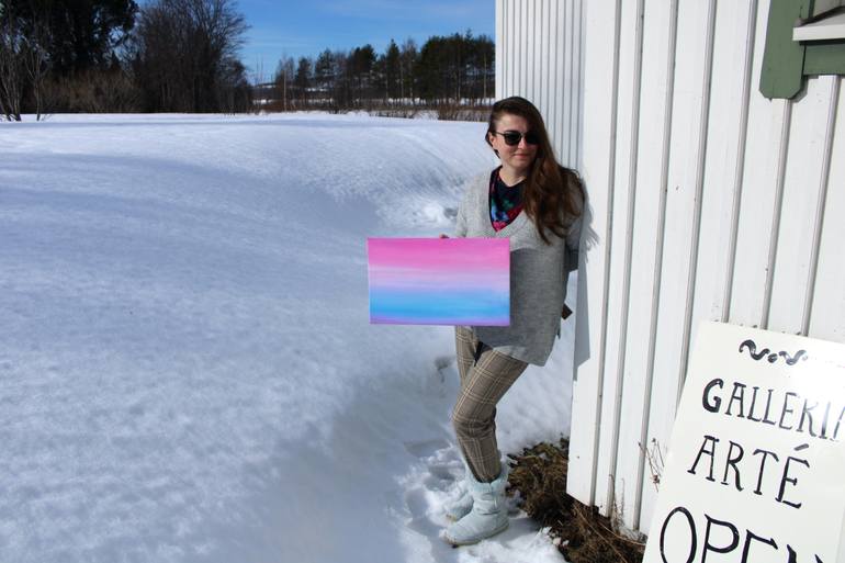 Original Figurative Abstract Painting by Veera Zukova