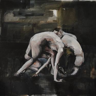 Original Figurative Nude Paintings by Andrea Gallo