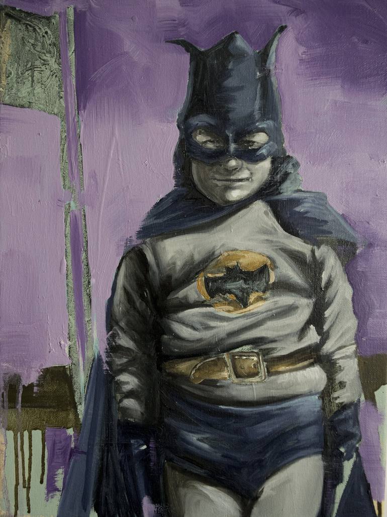 The Dark Knight Return Painting by Andrea Gallo | Saatchi Art