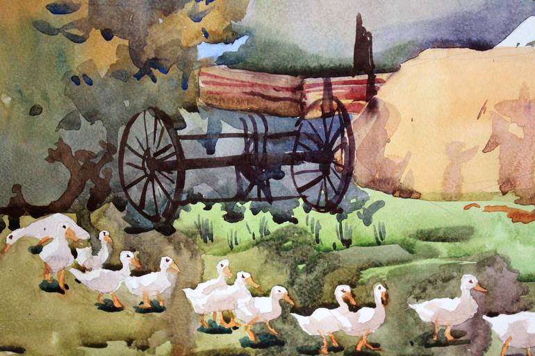 Original Landscape Painting by t tanbelia