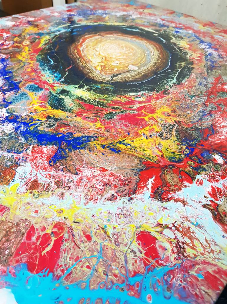 Original Abstract Painting by Maryam Rokhfirooz