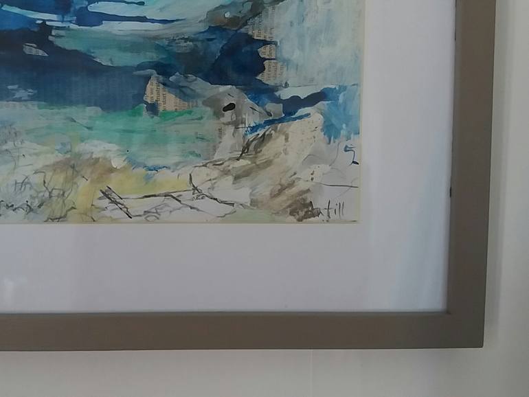 Original Abstract Landscape Painting by Helen ANTILL